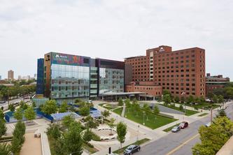 Exterior view of the University Medical Center - West facilities