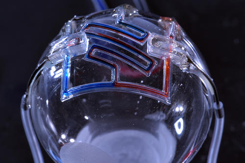 Micro-fluid sphere.