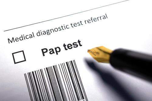Pap test paper