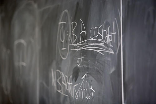 A blackboard