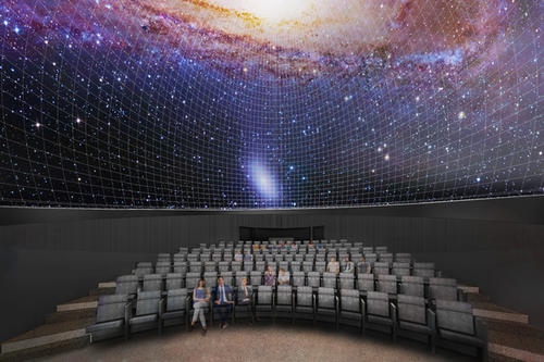 Dome Construction Begins on Planetarium at the New Bell Museum