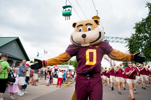Goldy Gopher at the Minnesota State Fair