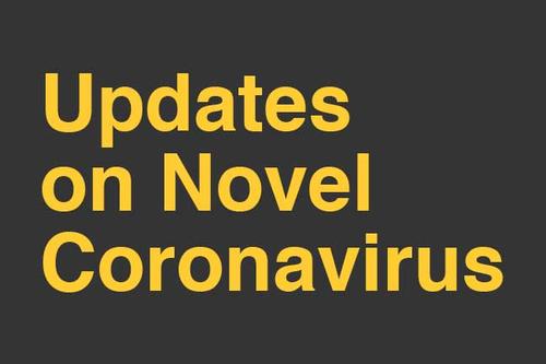 Novel Coronavirus statement graphic