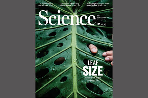 Science publication cover image