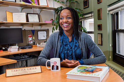 Tabitha Grier-Reed in her office.