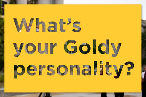 Text: What&#039;s your Goldy Personality? 