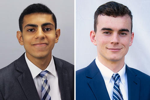U of M Twin Cities students Marcos Zachary and William Zunke were named 2020 Astronaut Scholars.
