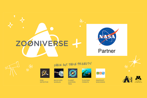 Nasa and Zooniverse logo